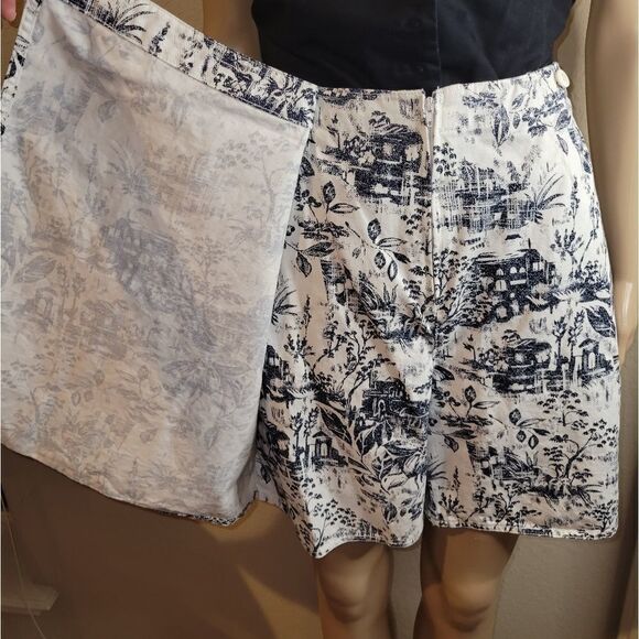 David N Sport Knee Length Graphic Print A-Line skort. - Picture 8 of 14